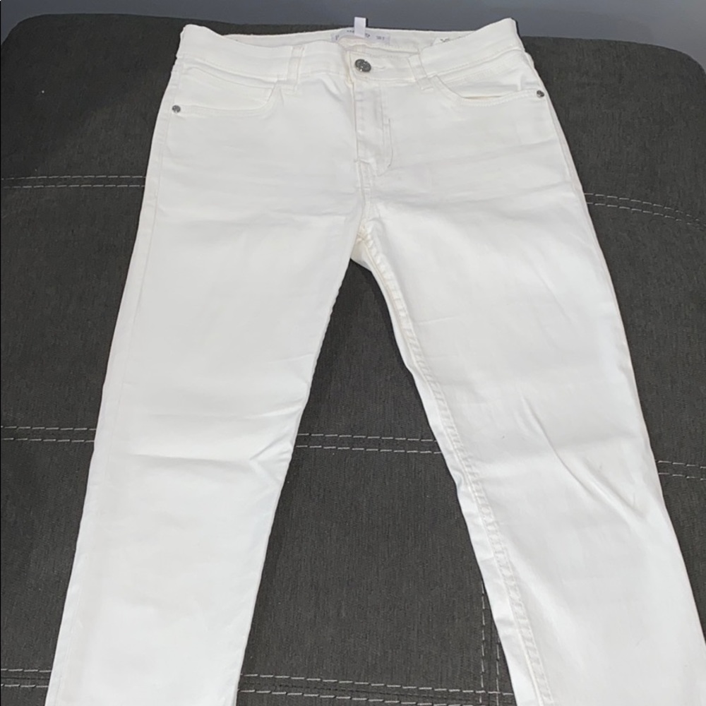 Mango - All white pants/jeans